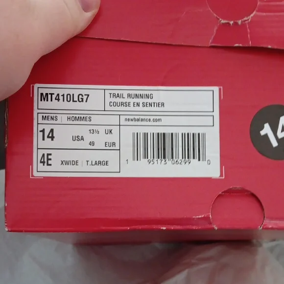 Men's New Balance Track Shoes, 14 X-Wide, Brand New In Box - Picture 7 of 7